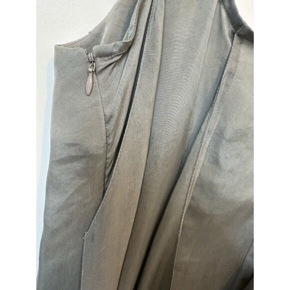 Sachin + Babi For Ankasa Grey Cocktail Dress Sz 6 Avant Garde Knee Length Midi - Picture 6 of 6